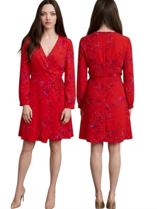 Madewell Dresses & Skirts - MADEWELL "Hazelwood" Faux Wrap Mini Dress - Size 6